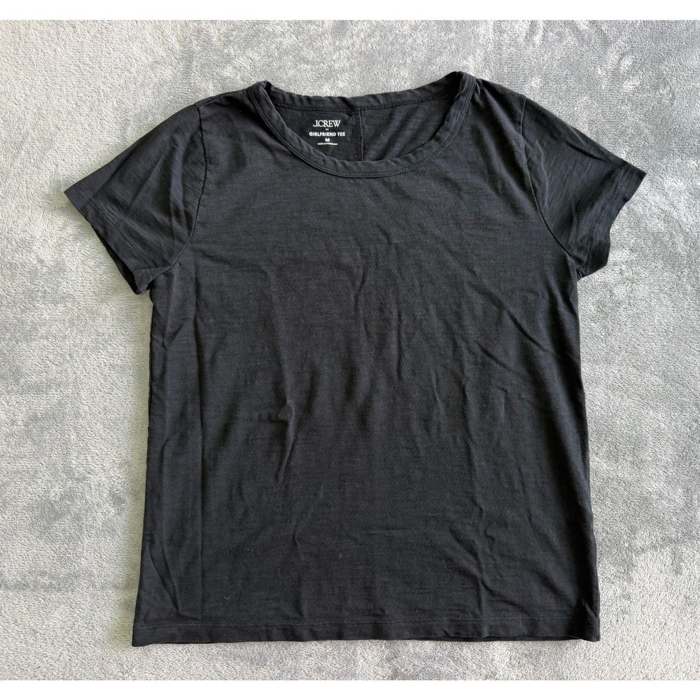 J. Crew Factory Black Short Sleeve Crewneck Tee size medium